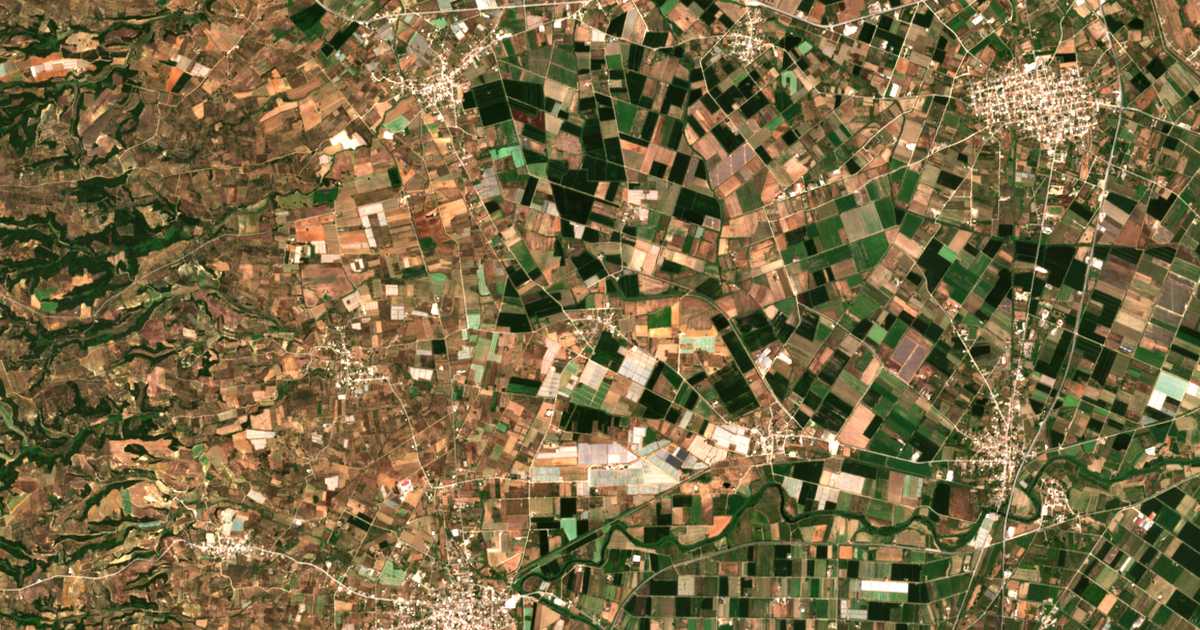Satellitenkarte von Dímitra
