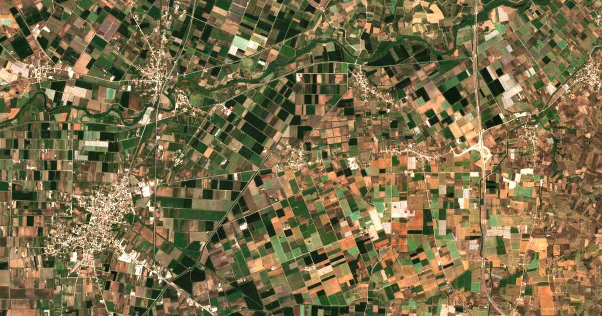 Satellitenkarte von Kóroivos