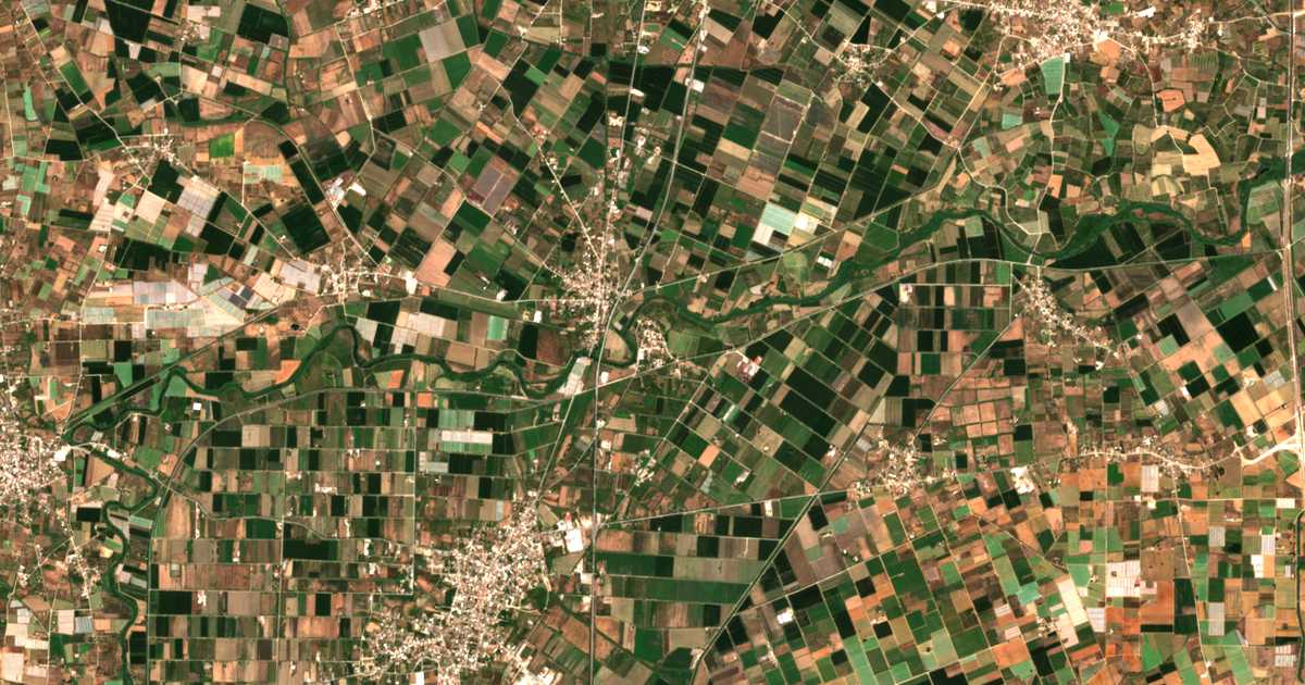 Satellitenkarte von Lefkochórion