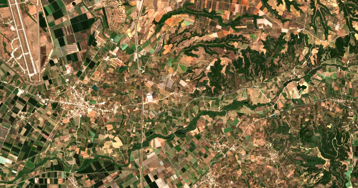 Satellitenkarte von Ólga