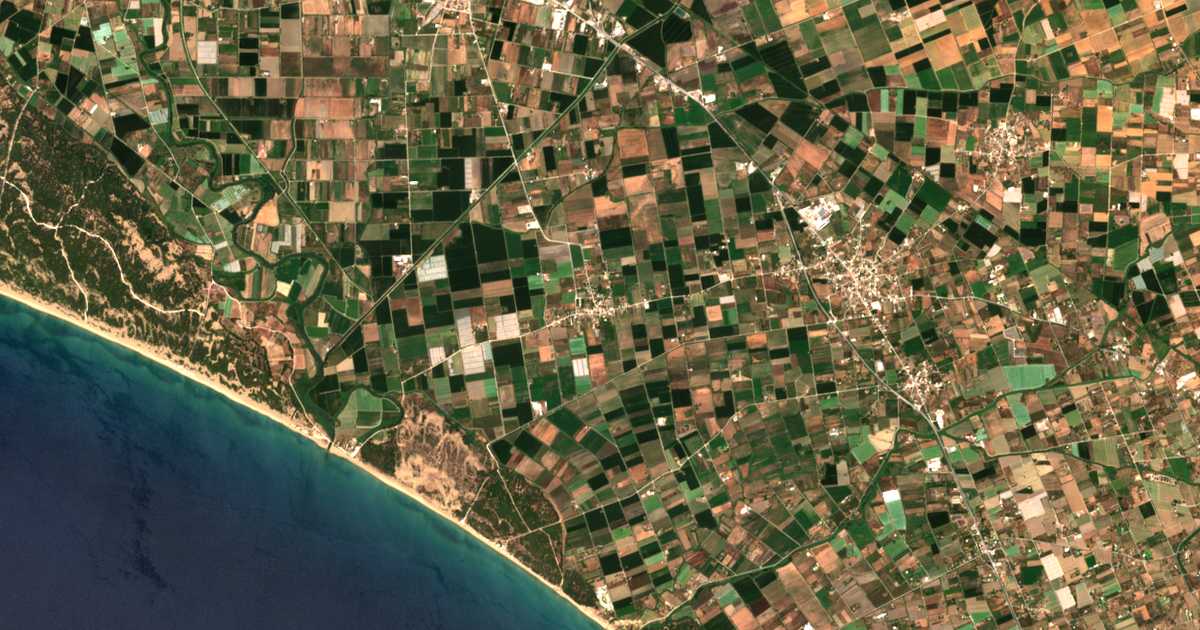 Satellitenkarte von Palaiochórion