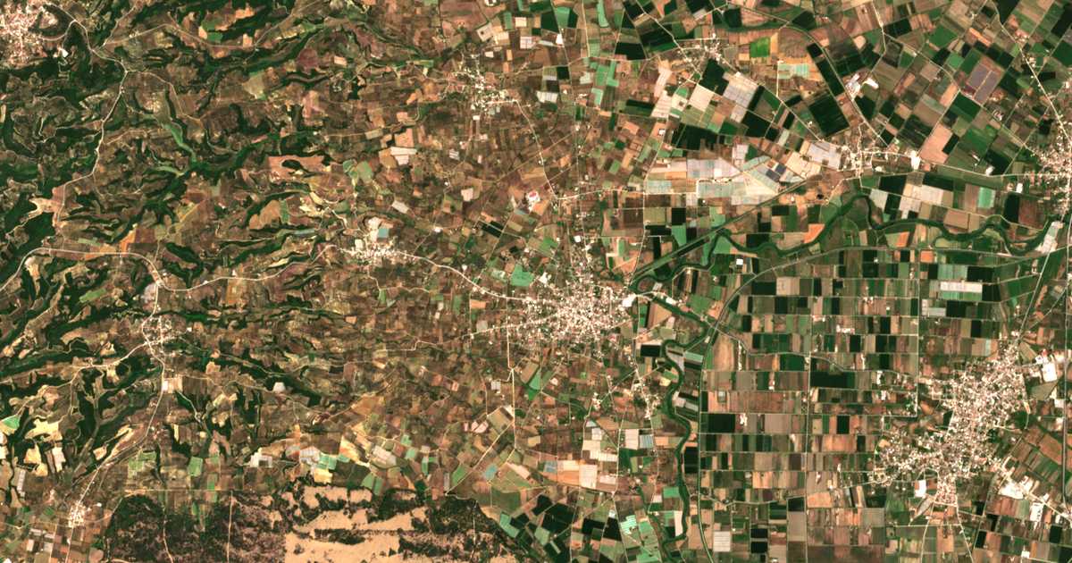 Satellitenkarte von Roméika
