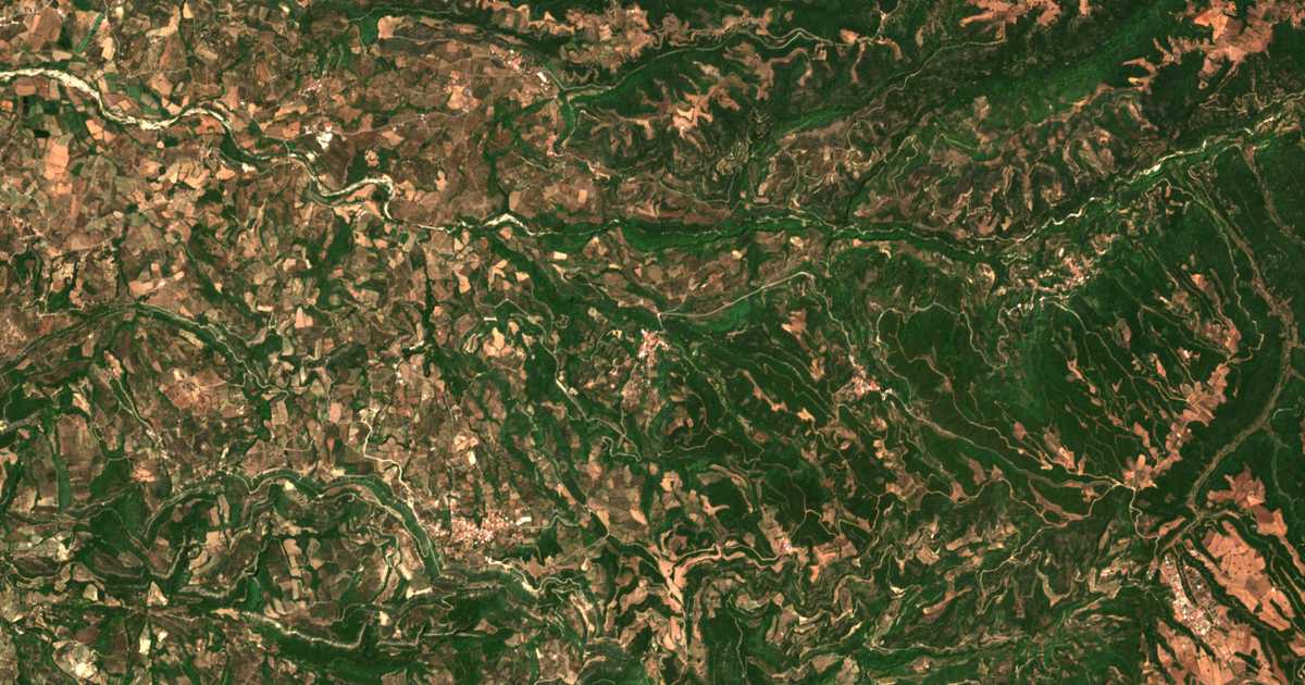 Satellitenkarte von Agía Ánna
