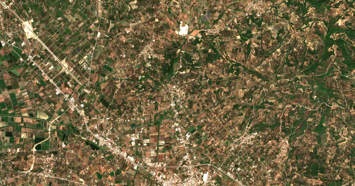 Satellitenkarte von Ágios Geórgios