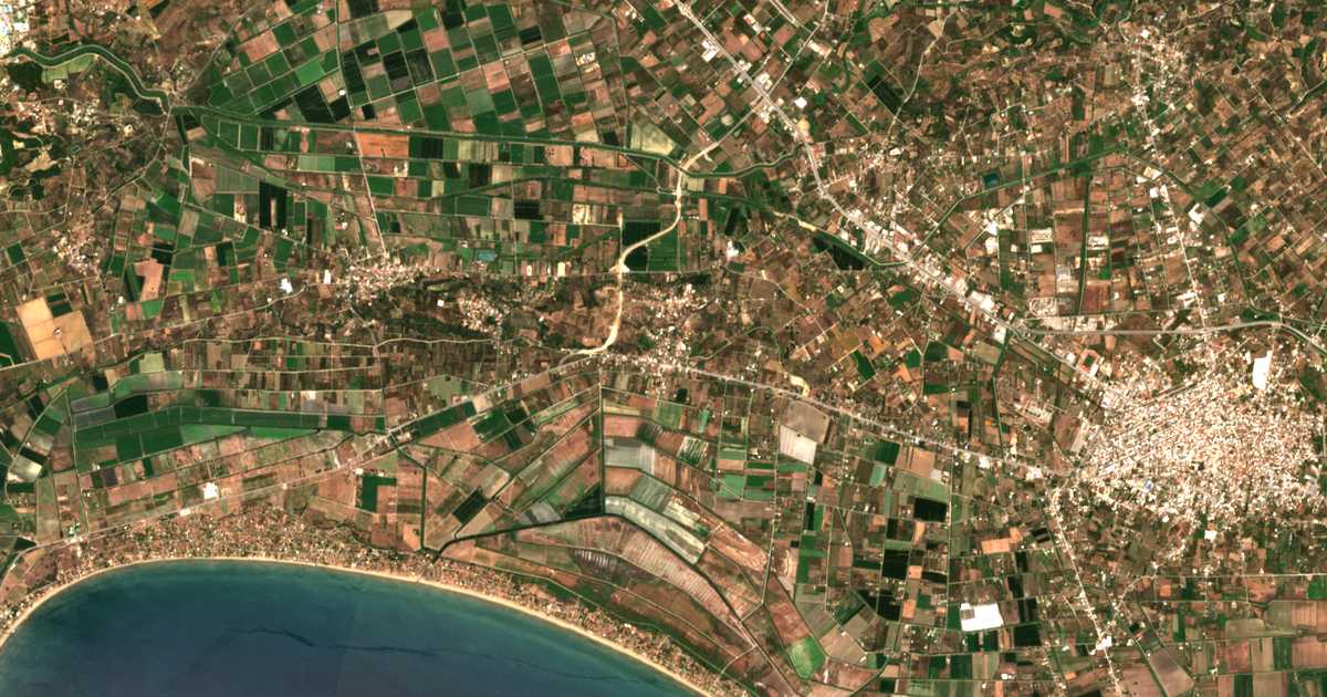 Satellitenkarte von Ágios Ioánnis