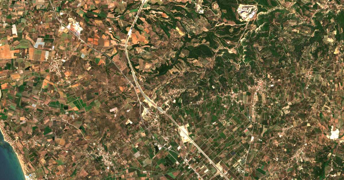 Satellitenkarte von Alpochórion