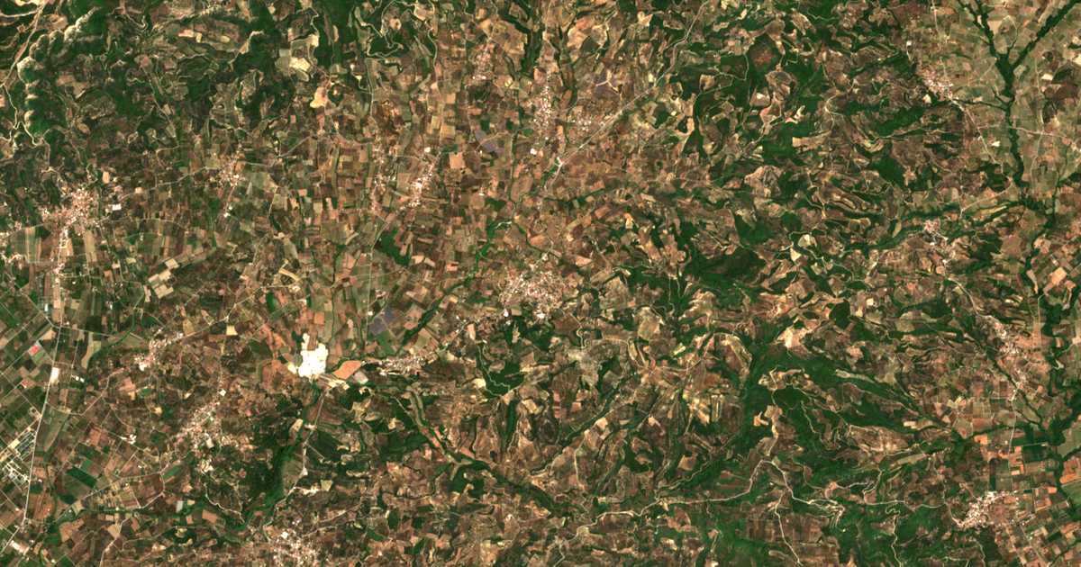 Satellitenkarte von Ampelón