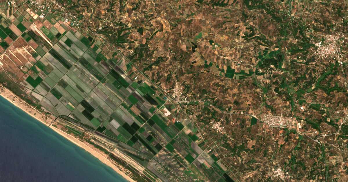 Satellitenkarte von Anemochórion