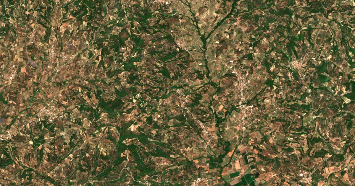 Satellitenkarte von Chariá