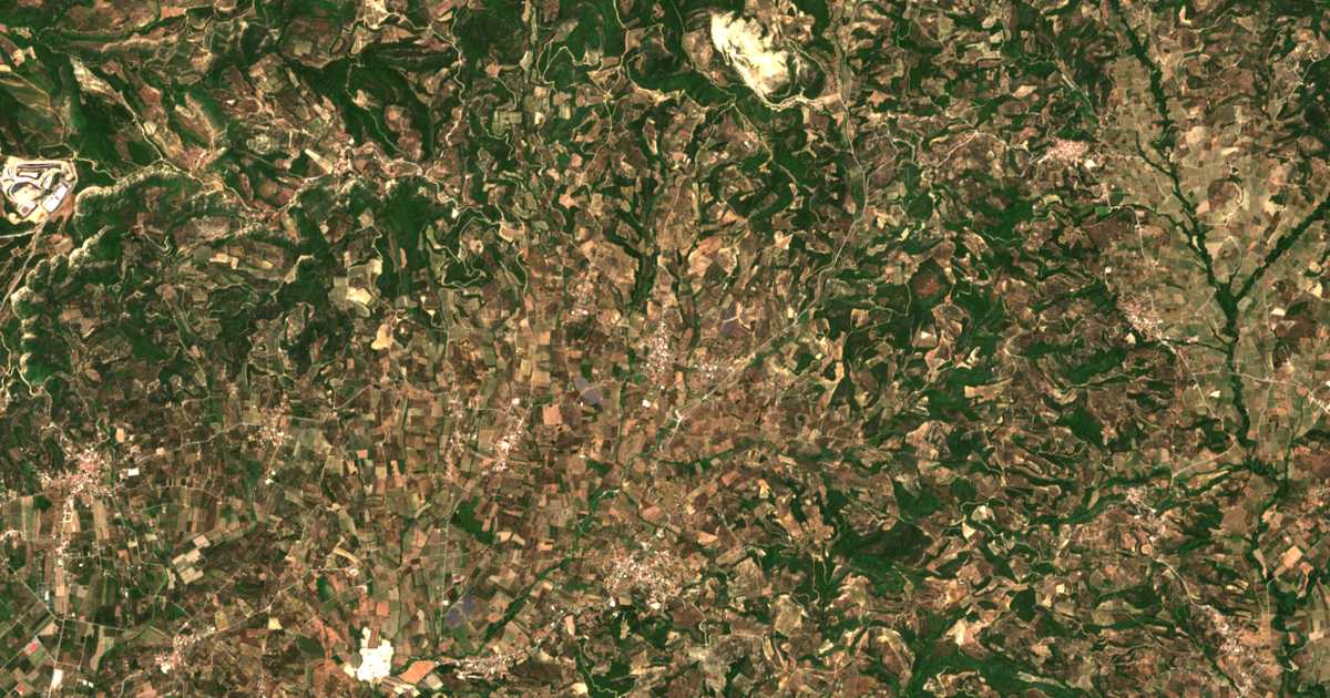 Satellitenkarte von Elaión