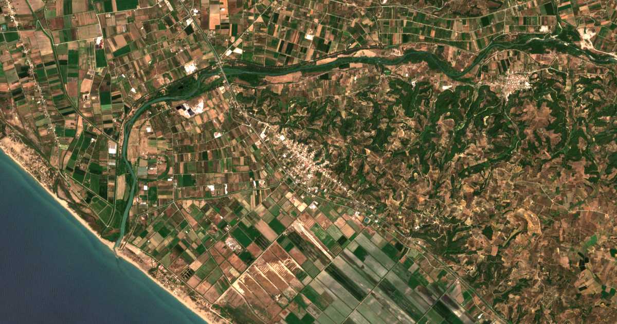 Satellitenkarte von Epitálion