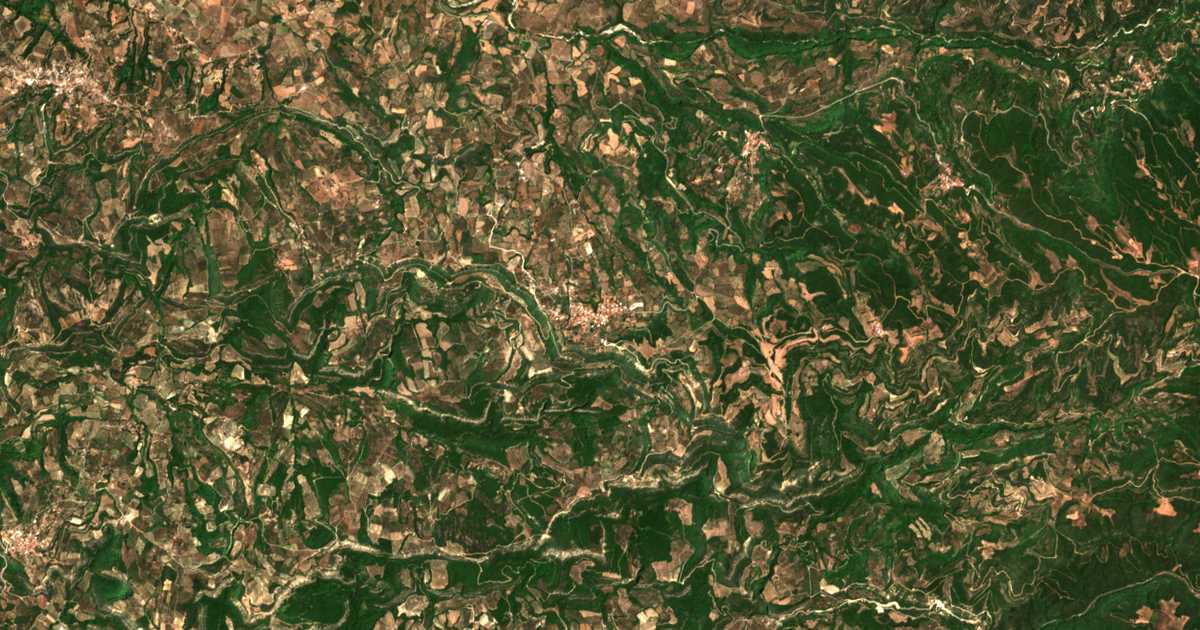 Satellitenkarte von Goúmeron