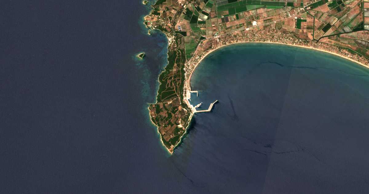 Satellitenkarte von Katakolo