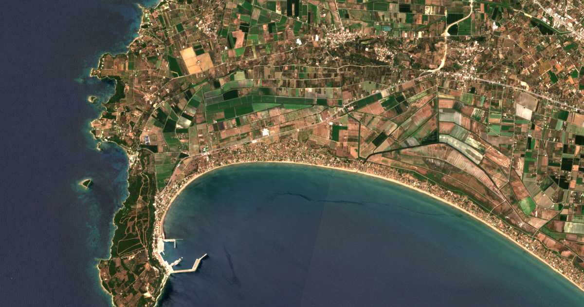 Satellitenkarte von Káto Kavoúri