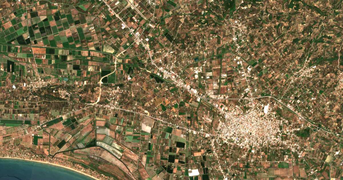 Satellitenkarte von Kavasilákia