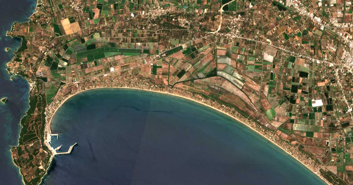 Satellitenkarte von Kavoúri
