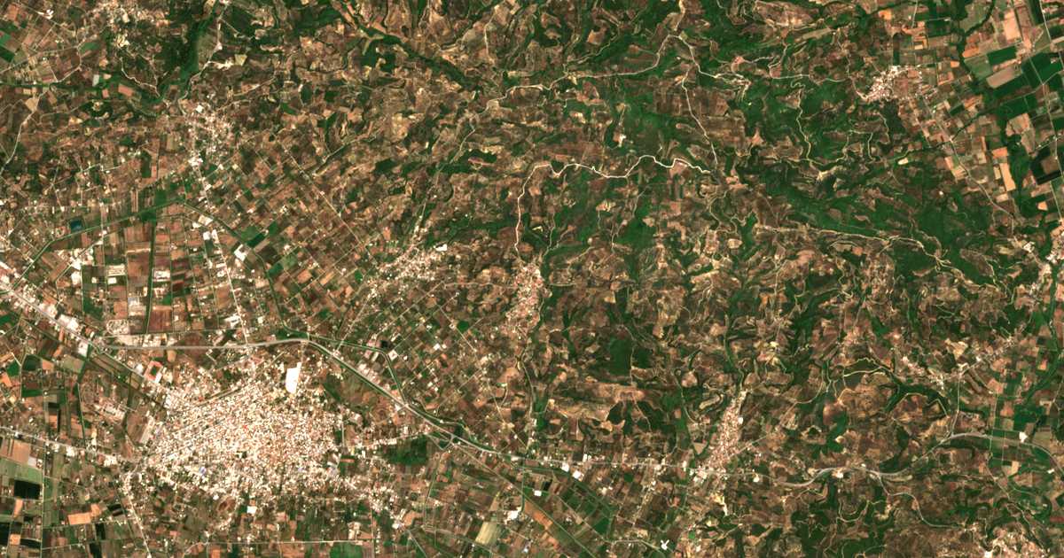 Satellitenkarte von Kolírion