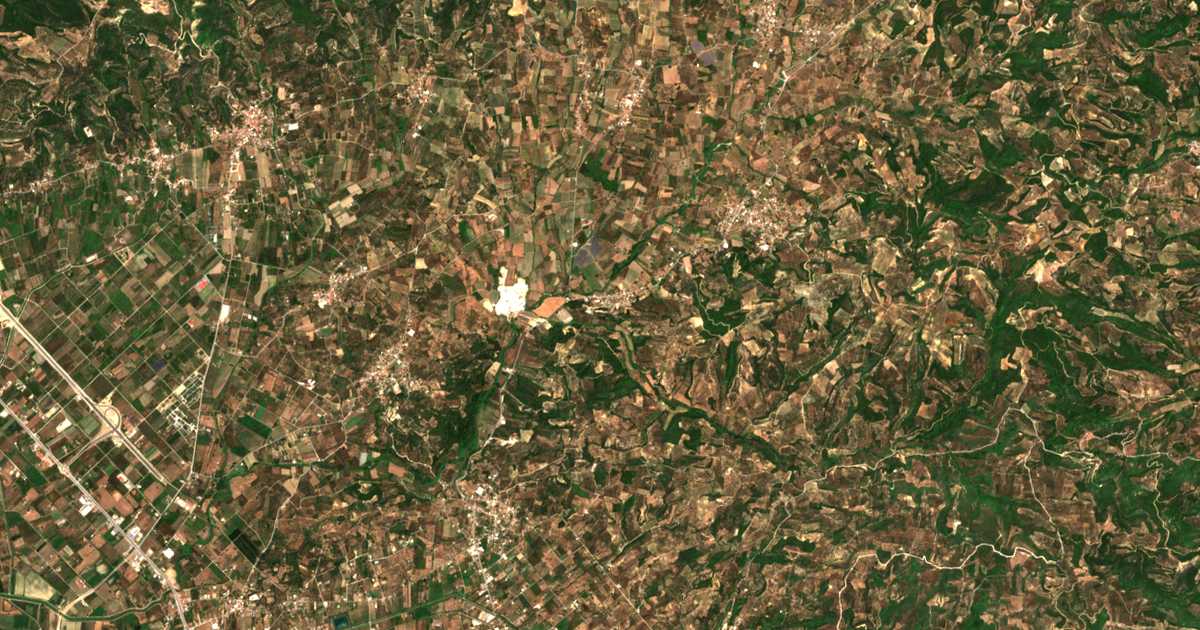 Satellitenkarte von Kouzoúlion