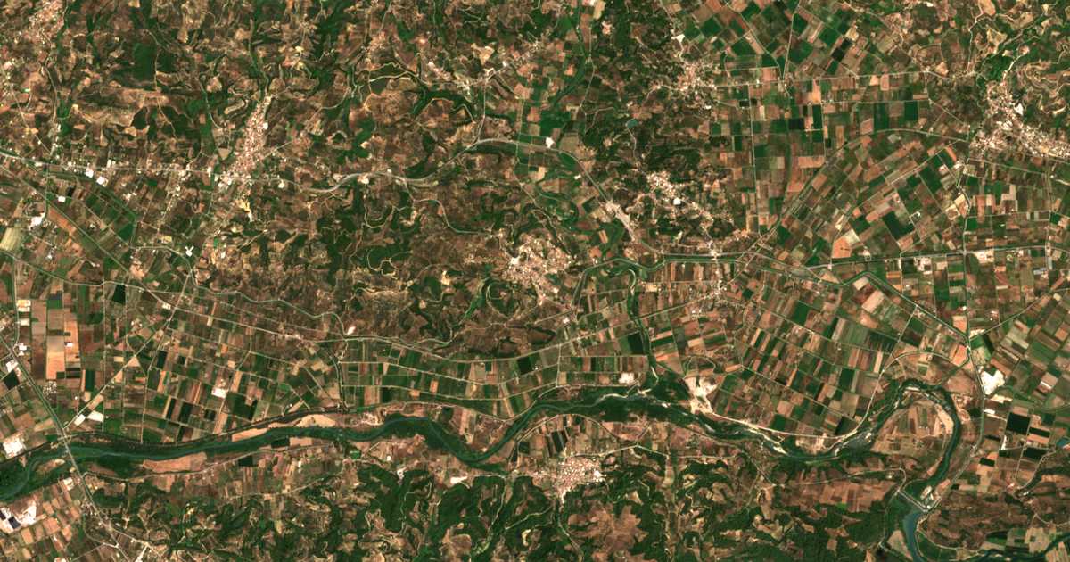 Satellitenkarte von Salmoni