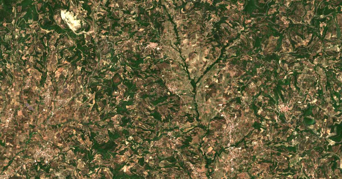 Satellitenkarte von Sópion