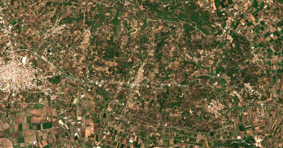 Satellitenkarte von Varvásaina