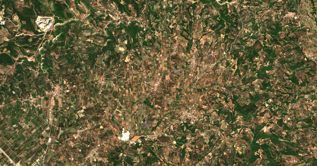 Satellitenkarte von Vrochítsa
