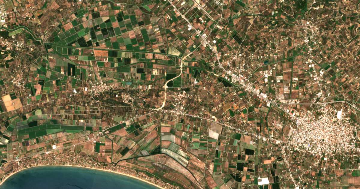 Satellitenkarte von Vytinaíika