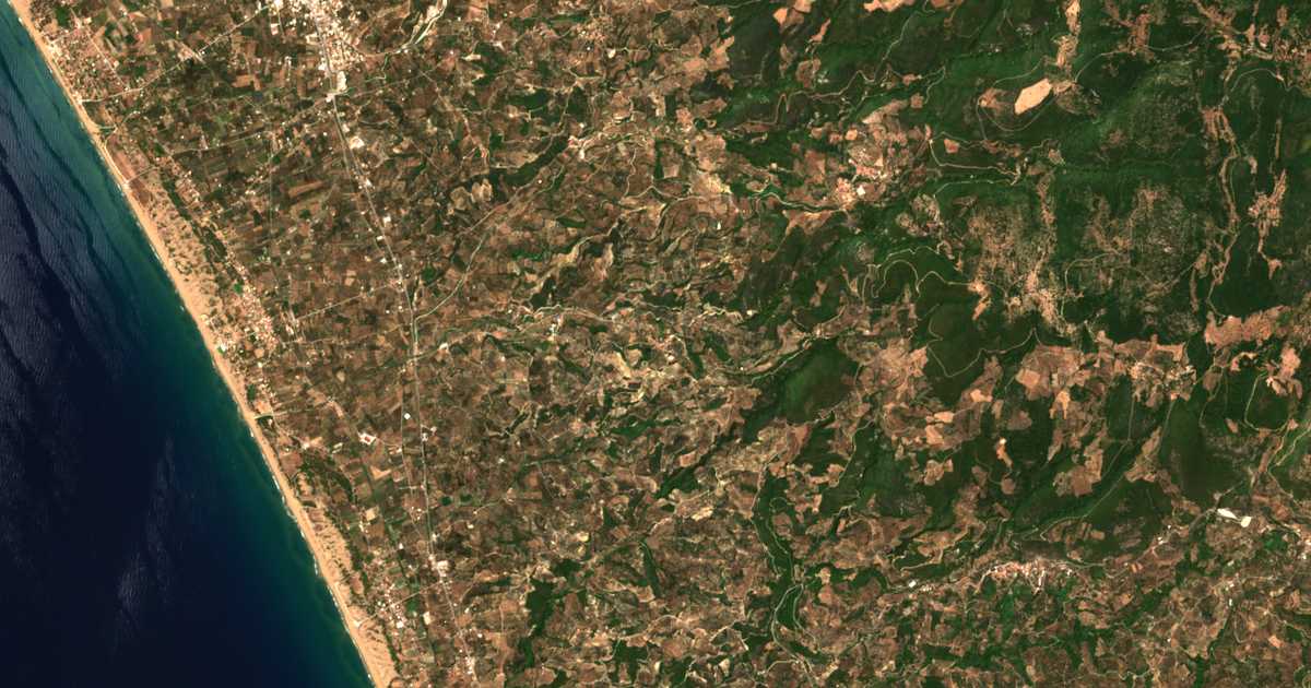Satellitenkarte von Anílion