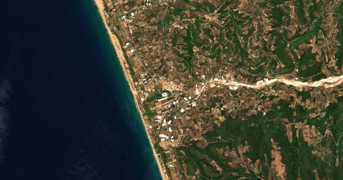 Satellitenkarte von Giannitsochórion