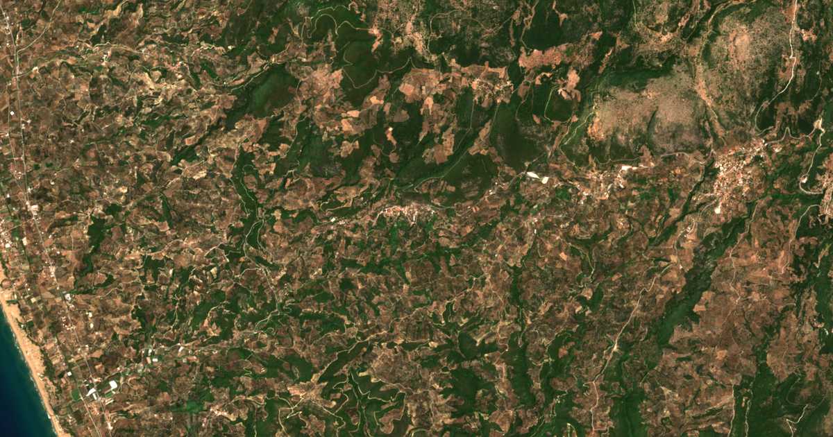 Satellitenkarte von Lepreon