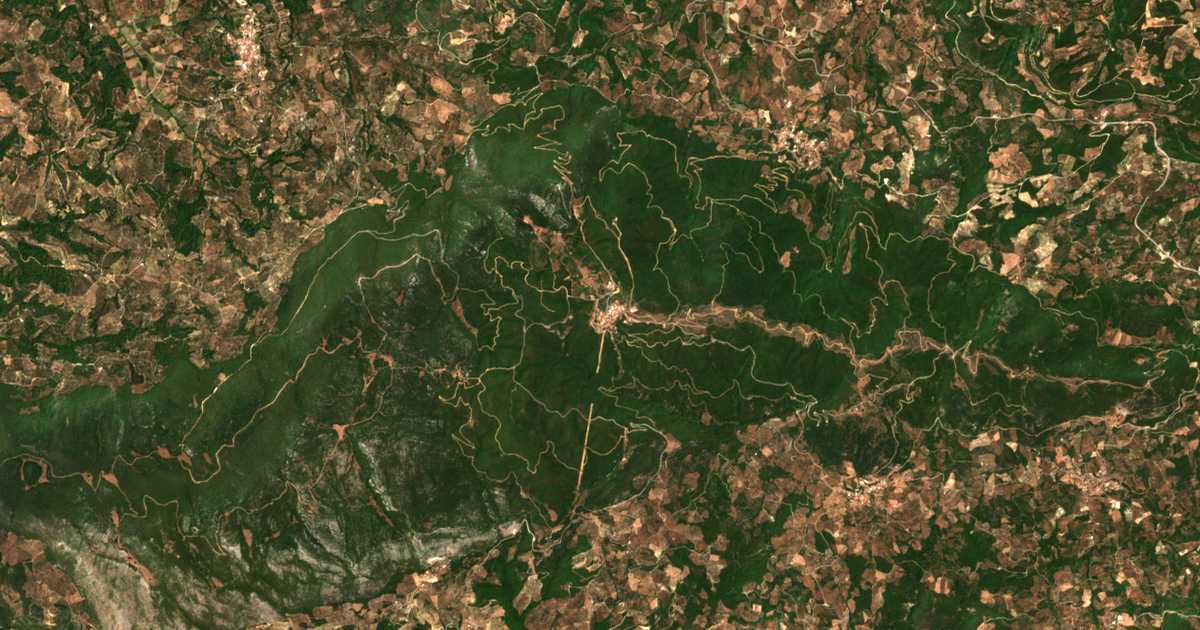 Satellitenkarte von Smérna