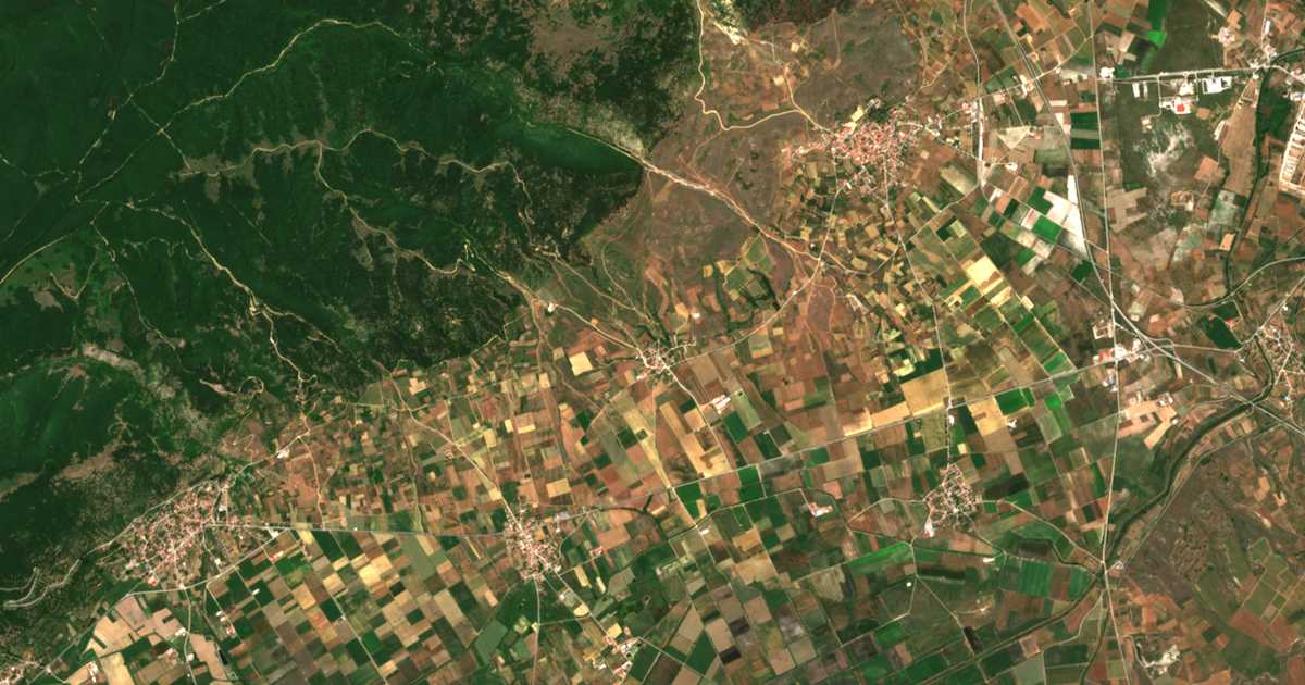 Satellitenkarte von Fanós