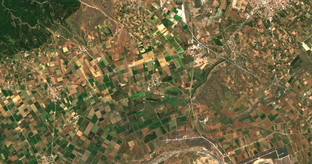 Satellitenkarte von Rodón