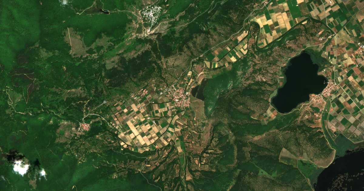 Satellitenkarte von Sklíthron