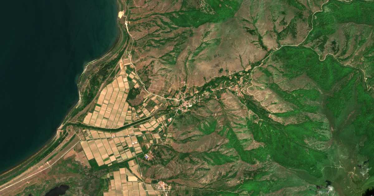 Satellitenkarte von Laimós