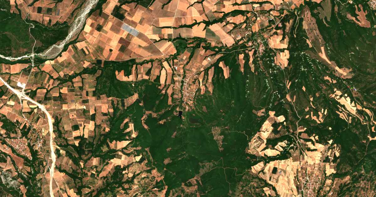 Satellitenkarte von Trikokkiá