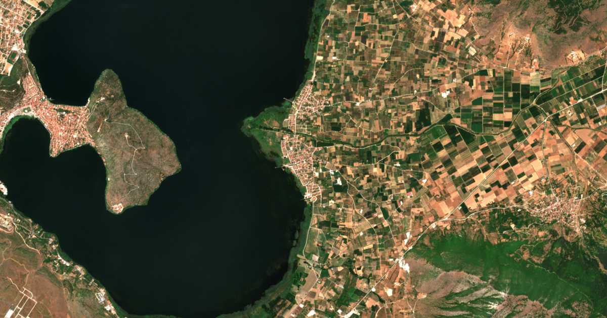 Satellitenkarte von Mavrochori