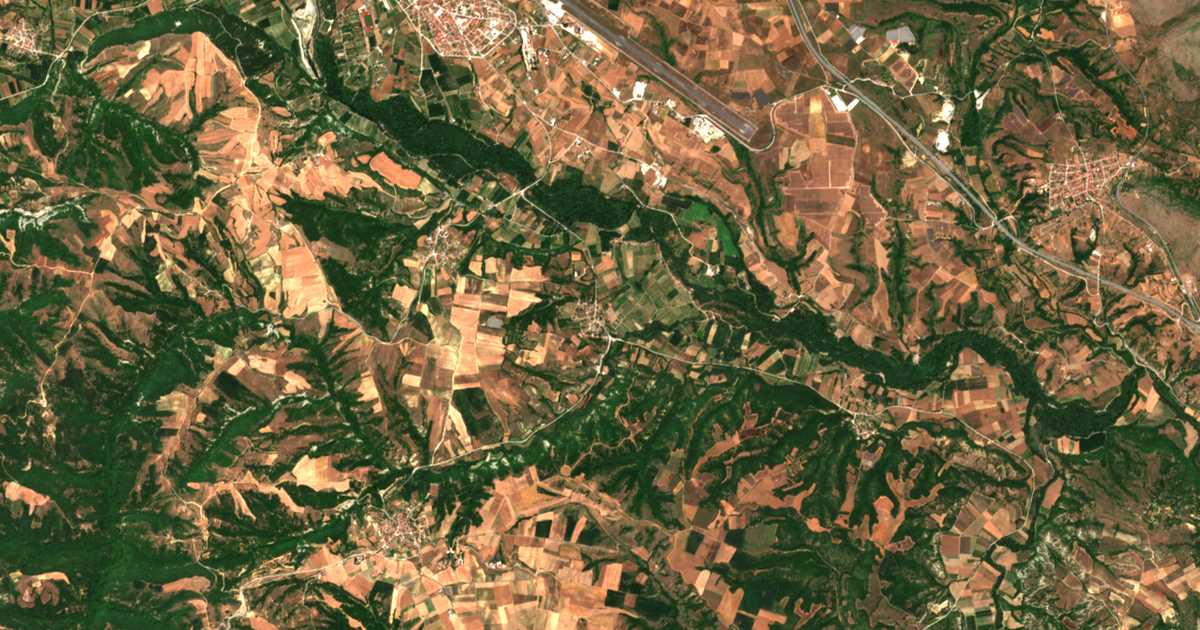 Satellitenkarte von Ammoudára