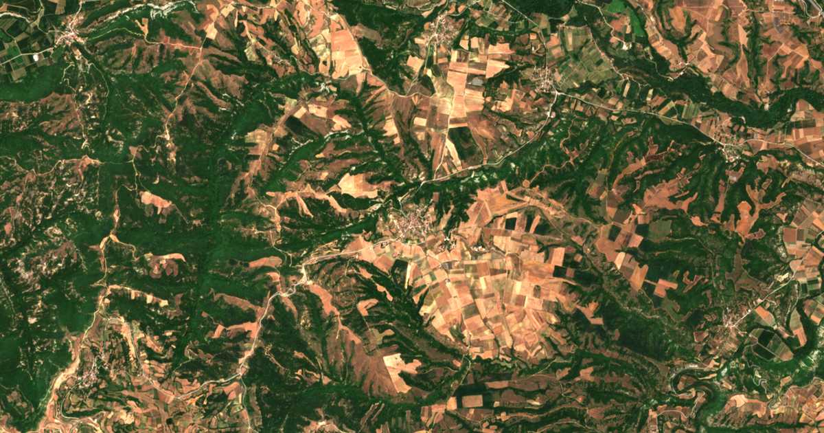 Satellitenkarte von Asprokklisiá