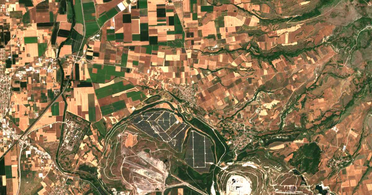 Satellitenkarte von Ágios Christóforos