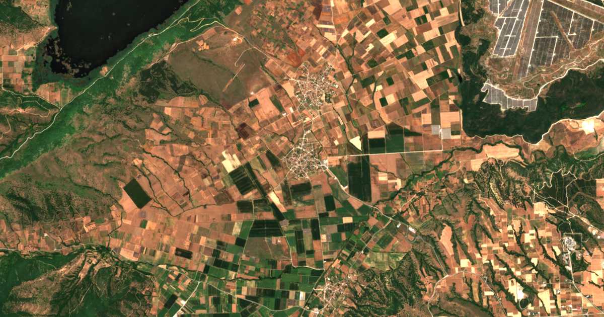 Satellitenkarte von Galáteia
