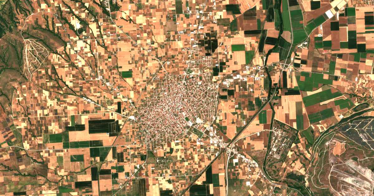 Satellitenkarte von Ptolemaida