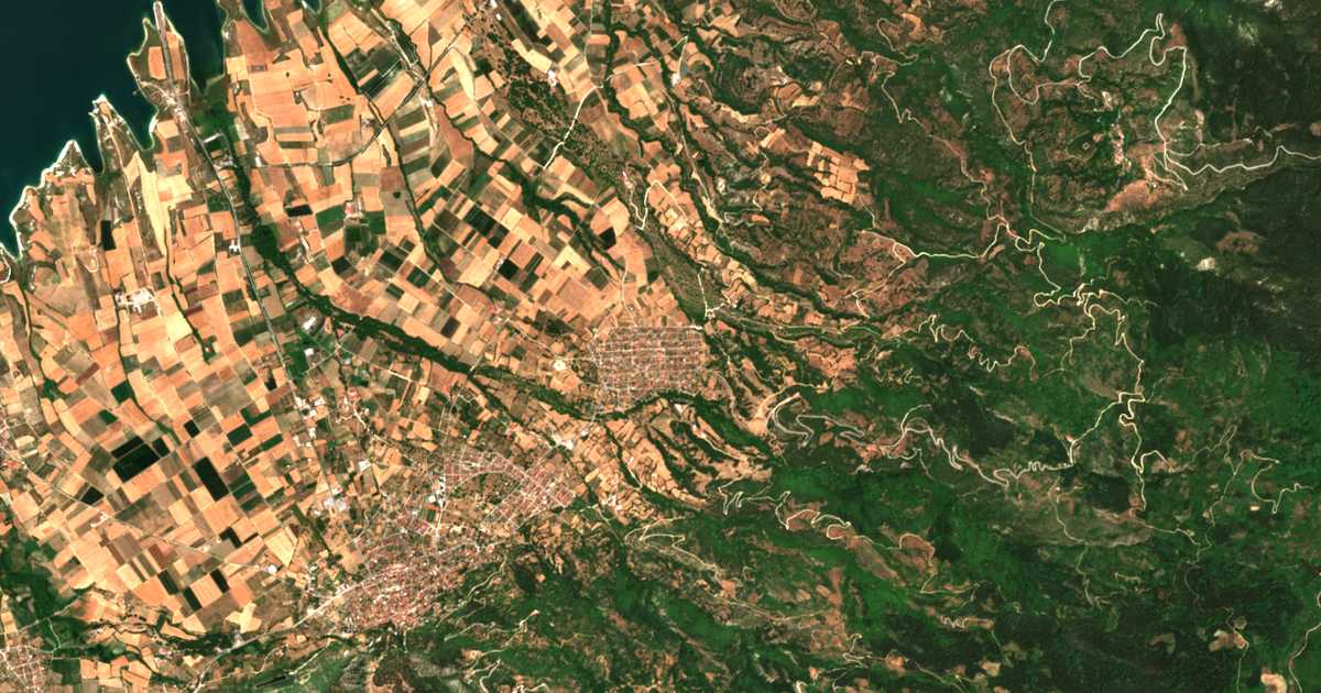 Satellitenkarte von Platanorrevma