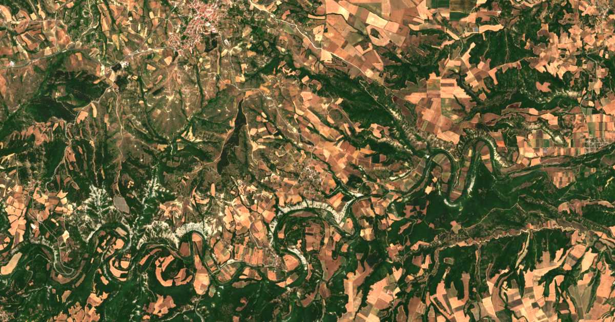 Satellitenkarte von Anthochórion