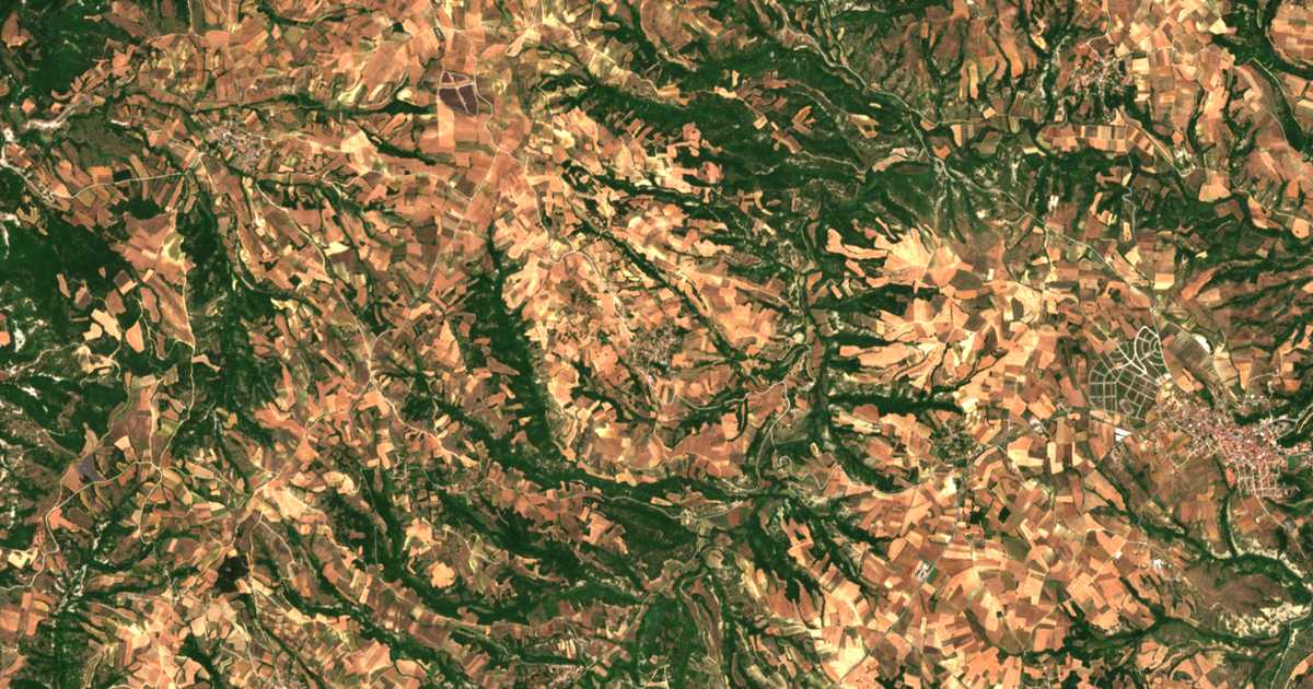 Satellitenkarte von Chorigós