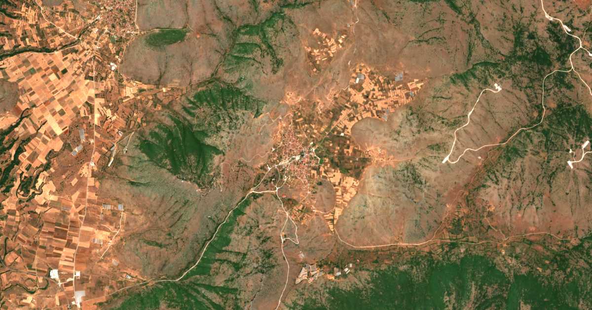Satellitenkarte von Galatiní