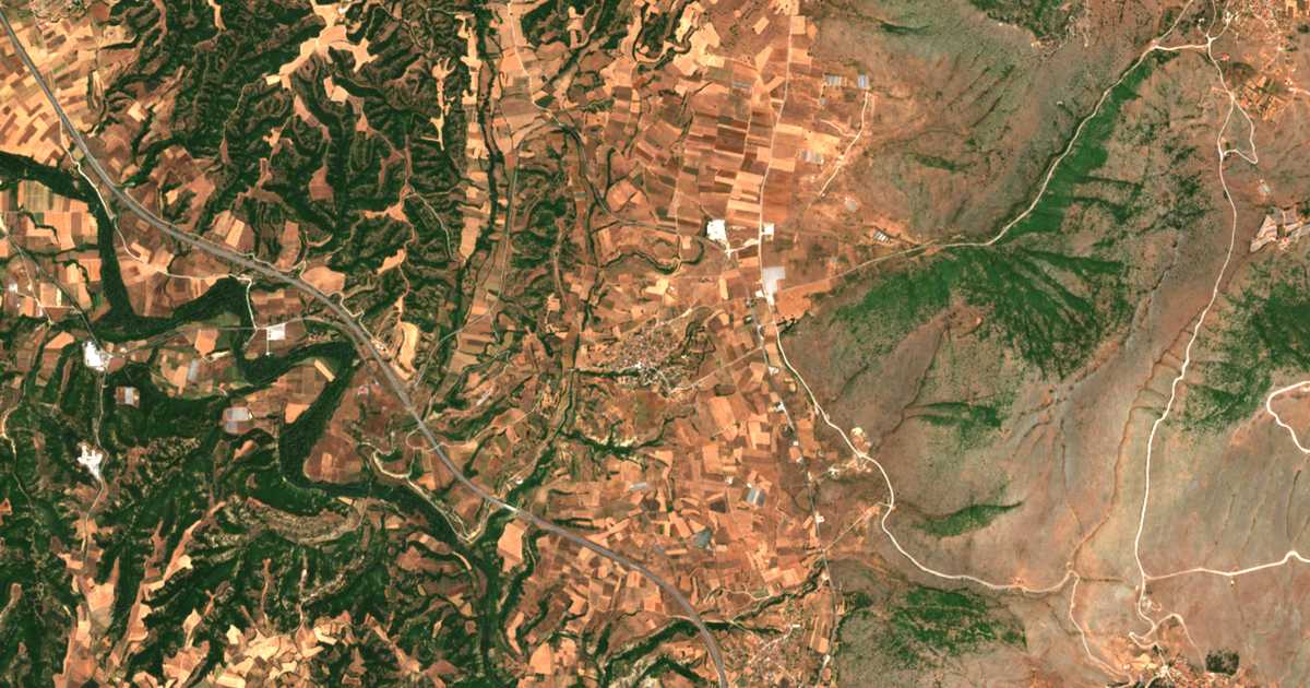 Satellitenkarte von Kalonérion