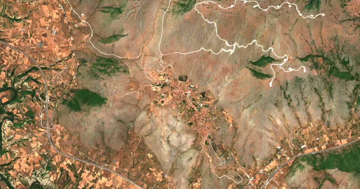 Satellitenkarte von Siatista