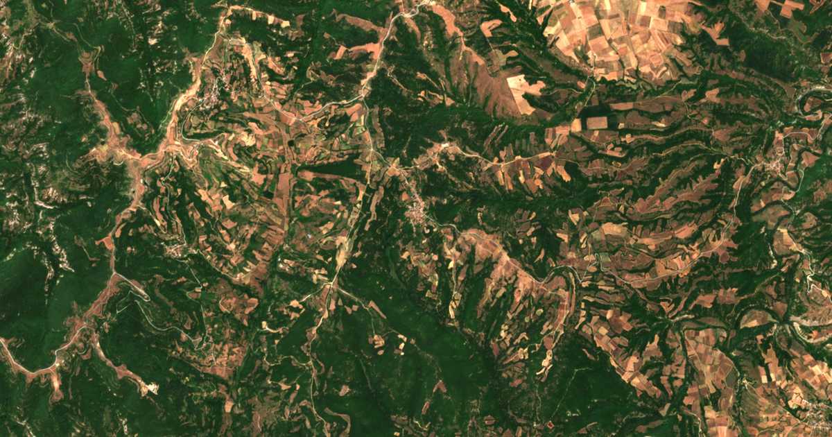 Satellitenkarte von Skalochórion