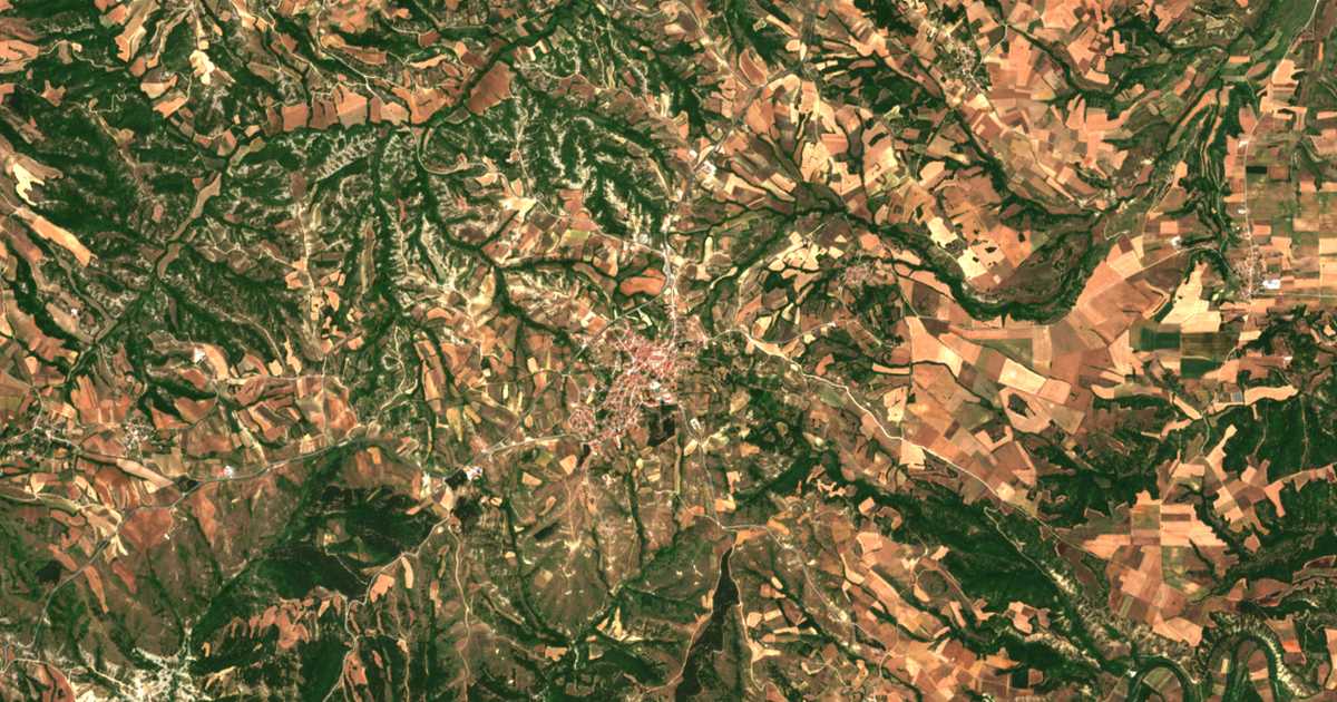 Satellitenkarte von Tsotýlion